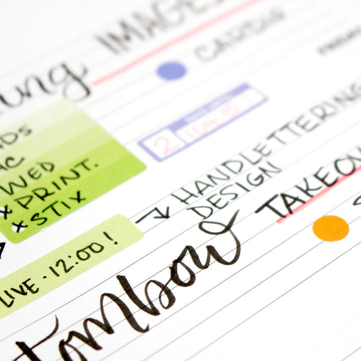 Planner Stickers, Color Coding Pack, Bright