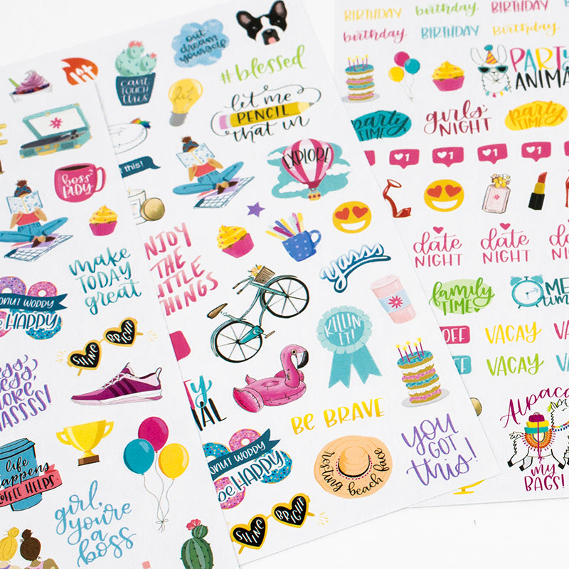 Planner Stickers, Productivity Pack