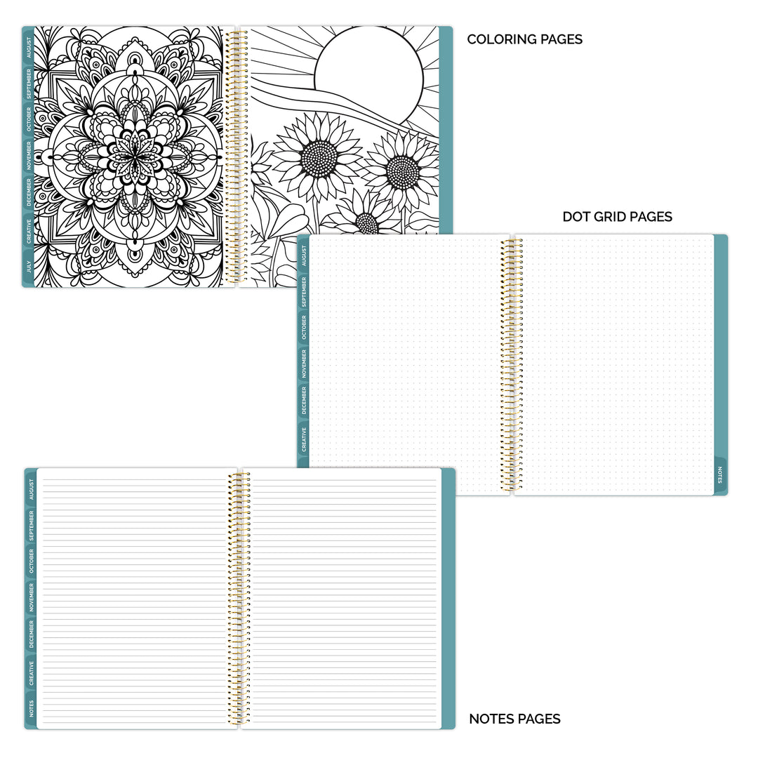 Undated Ultimate Planner & Calendar, Interchangeable Cover