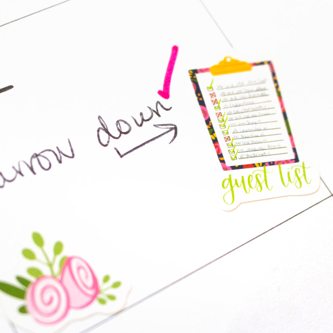 Planner Stickers, Wedding Planning Pack