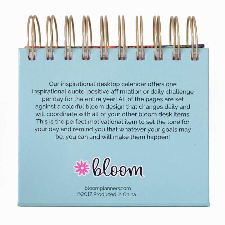 Inspirational Perpetual Desk Easel, The Best is Yet to Come