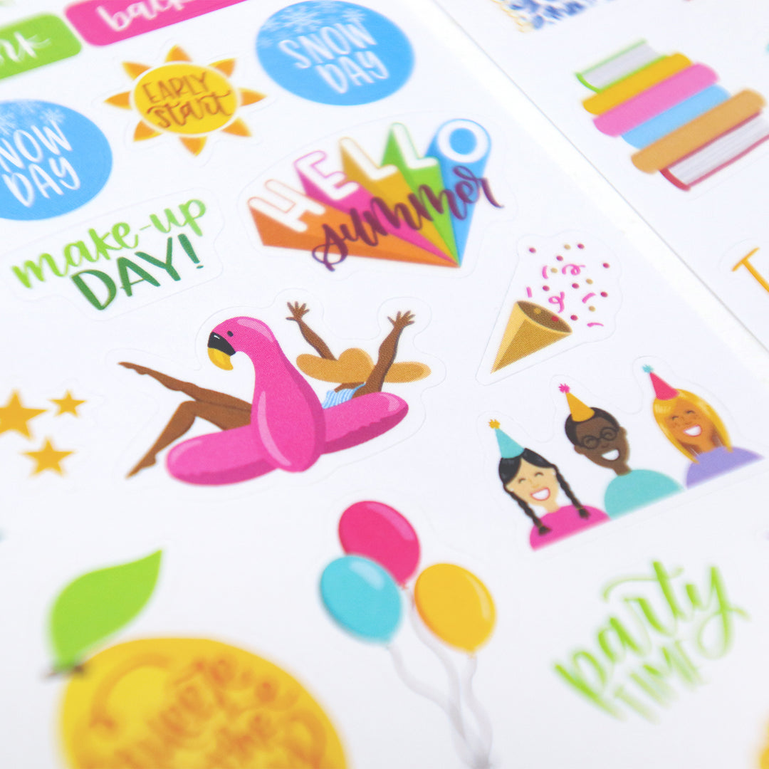 Planner Sticker Pack, Teacher