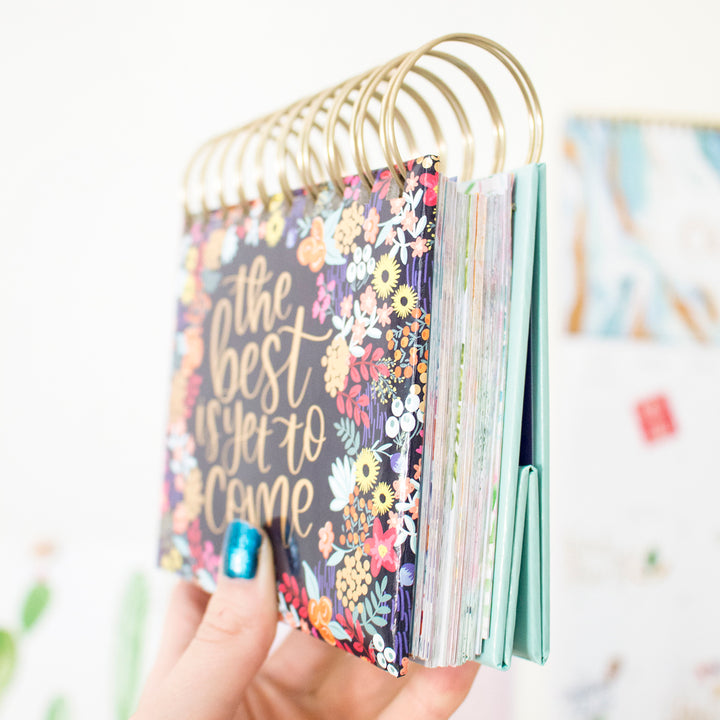 Inspirational Perpetual Desk Easel, The Best is Yet to Come