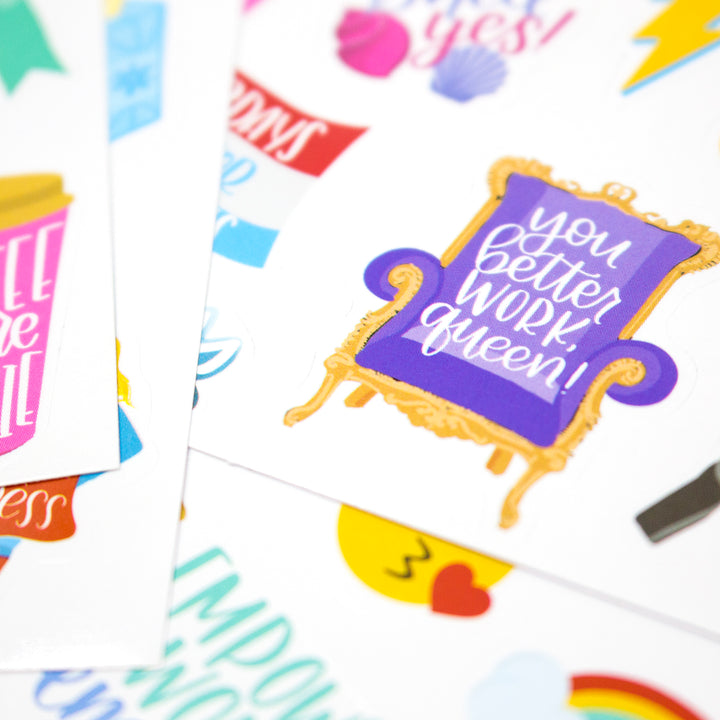 Planner Stickers, Female Empowerment Pack