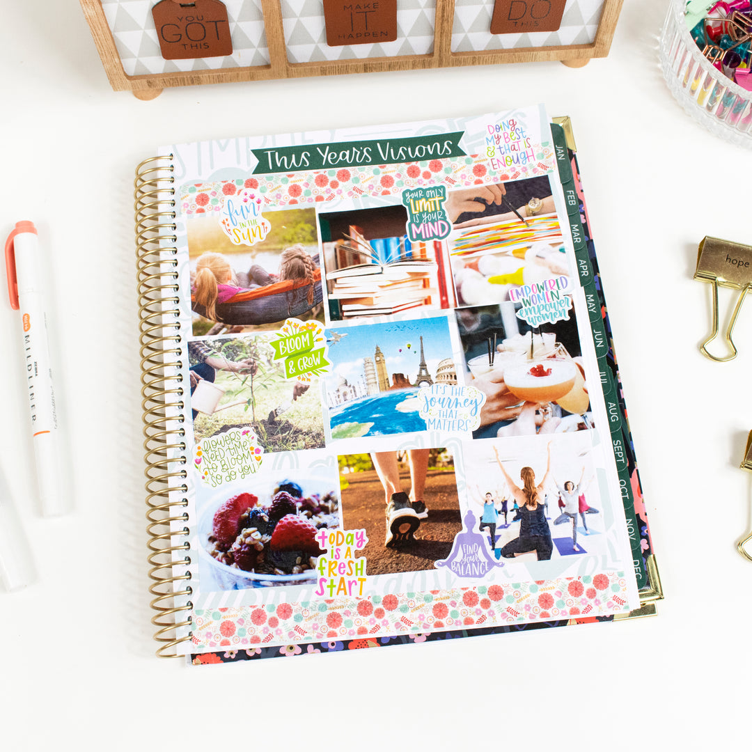 Planner Stickers, Inspirational Quote Pack