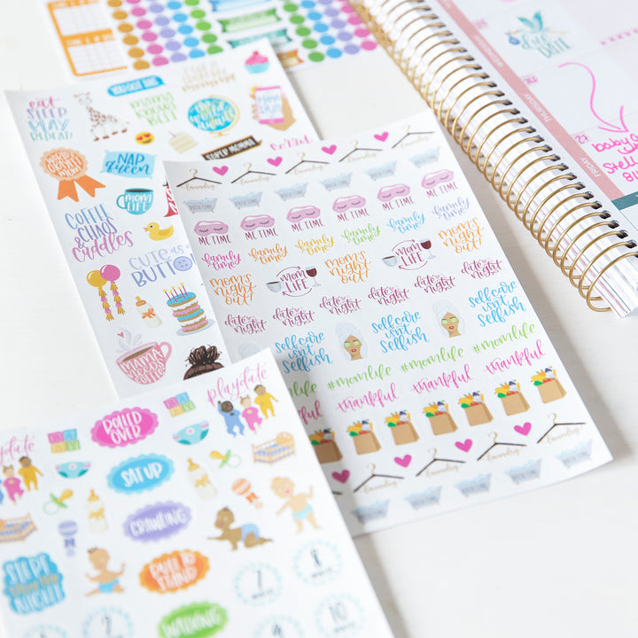 Planner Sticker Pack, Pregnancy & Baby's First Year