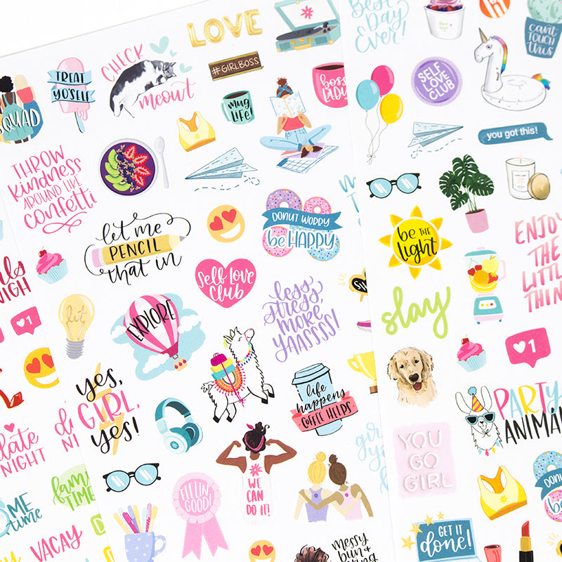 Planner Stickers, Productivity Pack