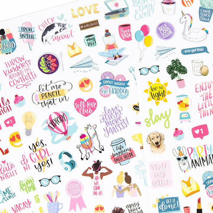 Planner Stickers, Productivity Pack
