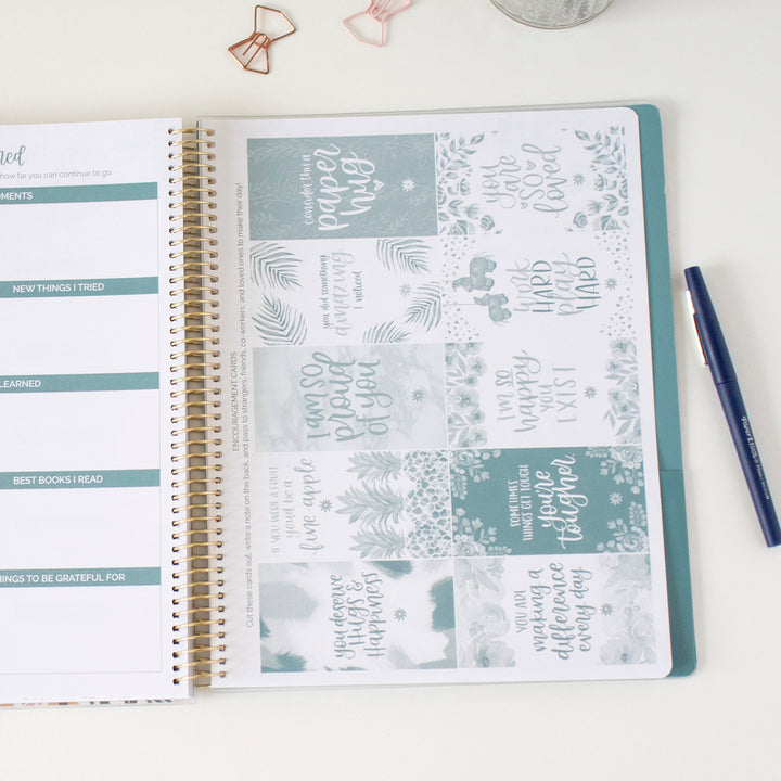 Undated Ultimate Planner & Calendar, Interchangeable Cover