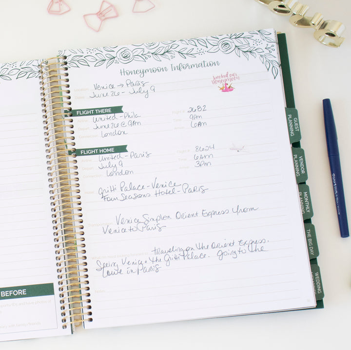 Wedding Planner & Calendar, Planning Our Forever