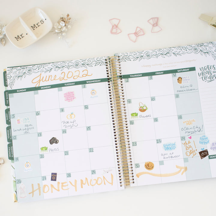 Wedding Planner & Calendar, Planning Our Forever
