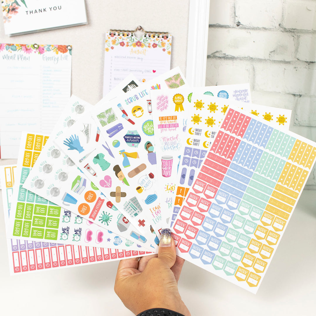 Planner Sticker Pack, Healthcare Heroes