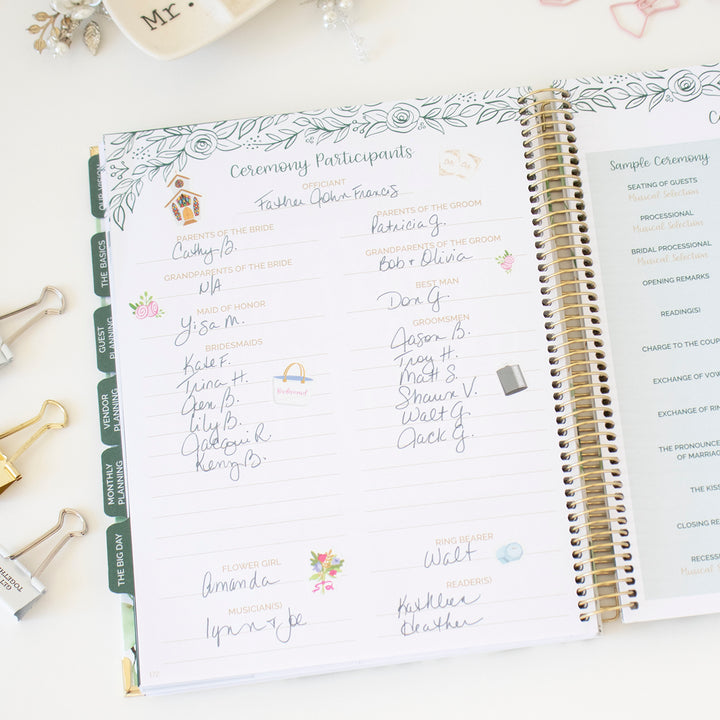 Wedding Planner & Calendar, Planning Our Forever