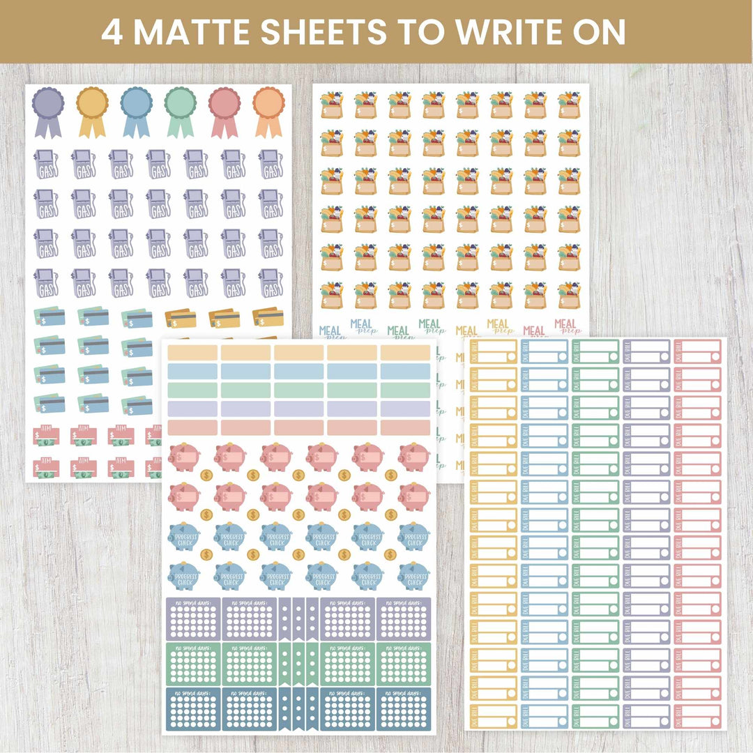 Planner Stickers, Budgeting Pack