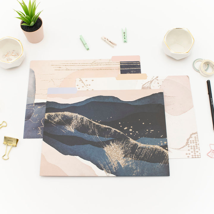 File Folder Set, 6 Pack, Golden Hour