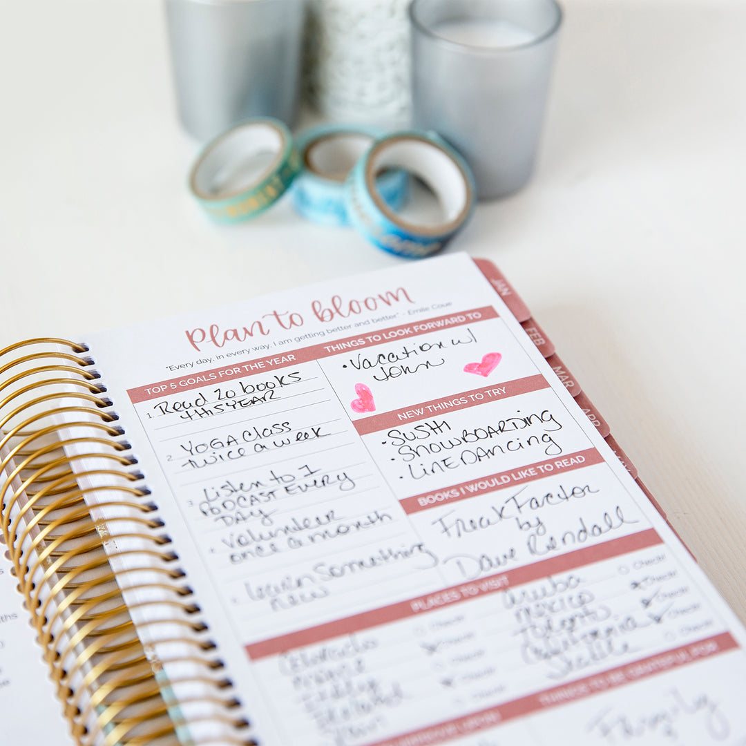 Undated Daily To Do List Planner & Calendar, Daydream Believer