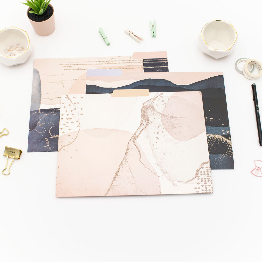 File Folder Set, 6 Pack, Golden Hour