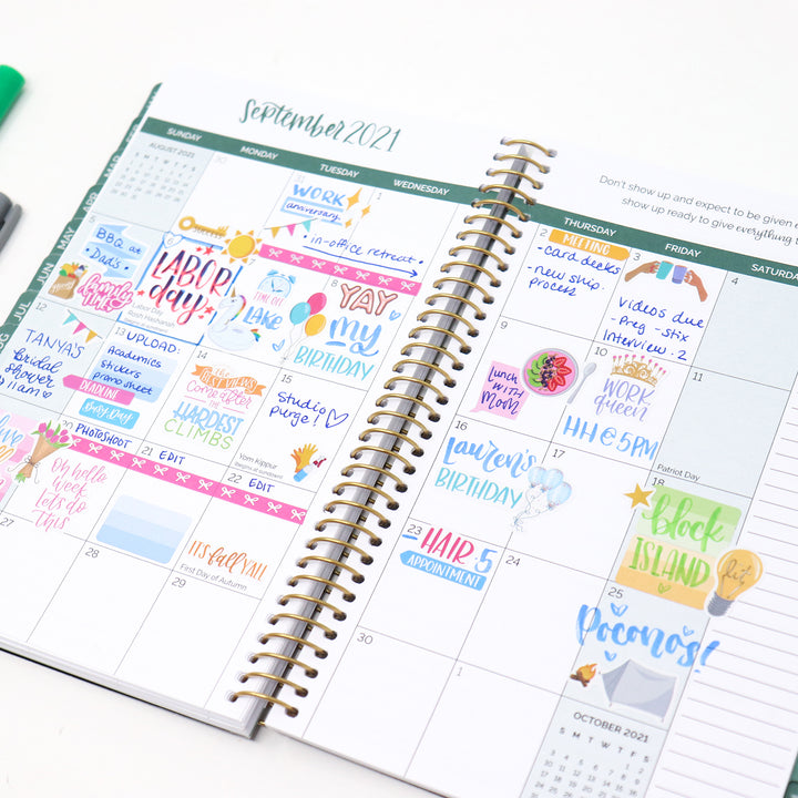 Planner Stickers, Classic Pack