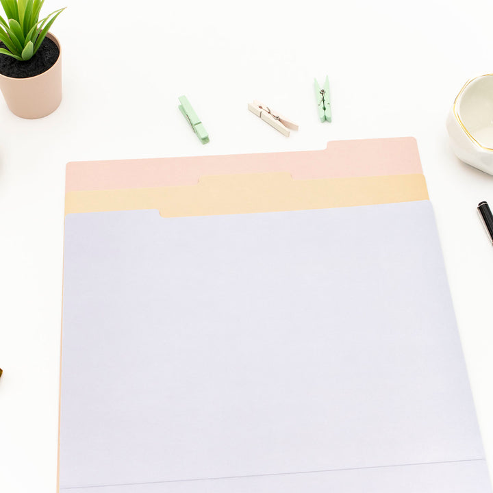 File Folder Set, 6 Pack, Golden Hour