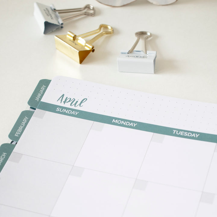 Undated Ultimate Planner & Calendar, Interchangeable Cover