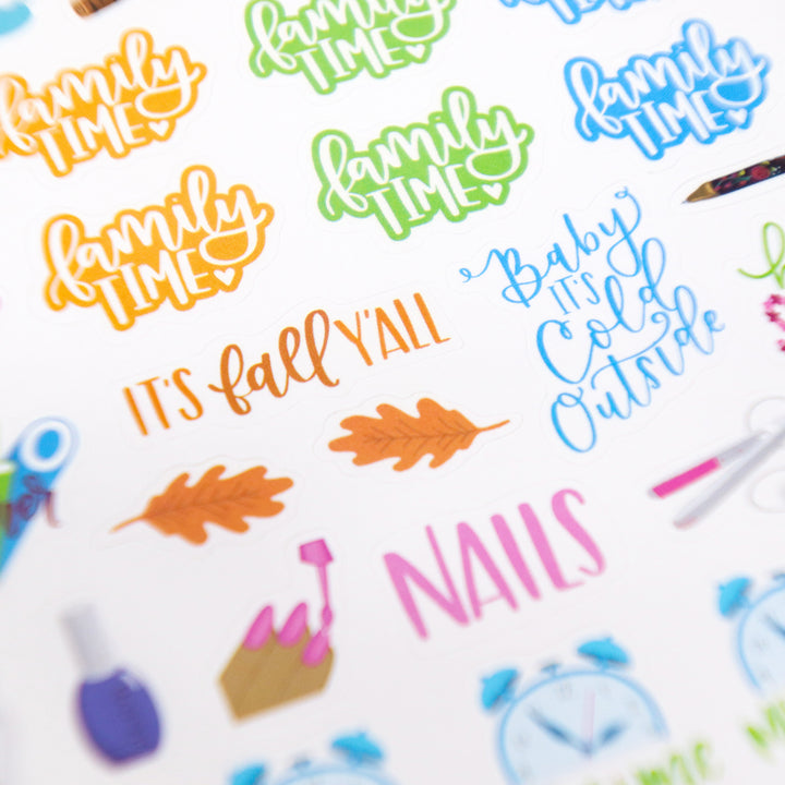Planner Stickers, Classic Pack