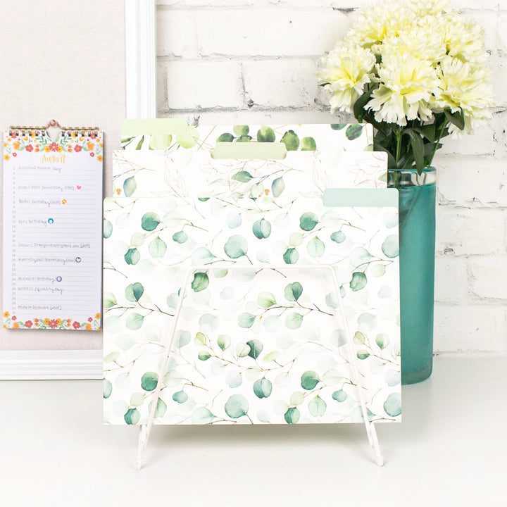 File Folder Set, 6 Pack, Eucalyptus