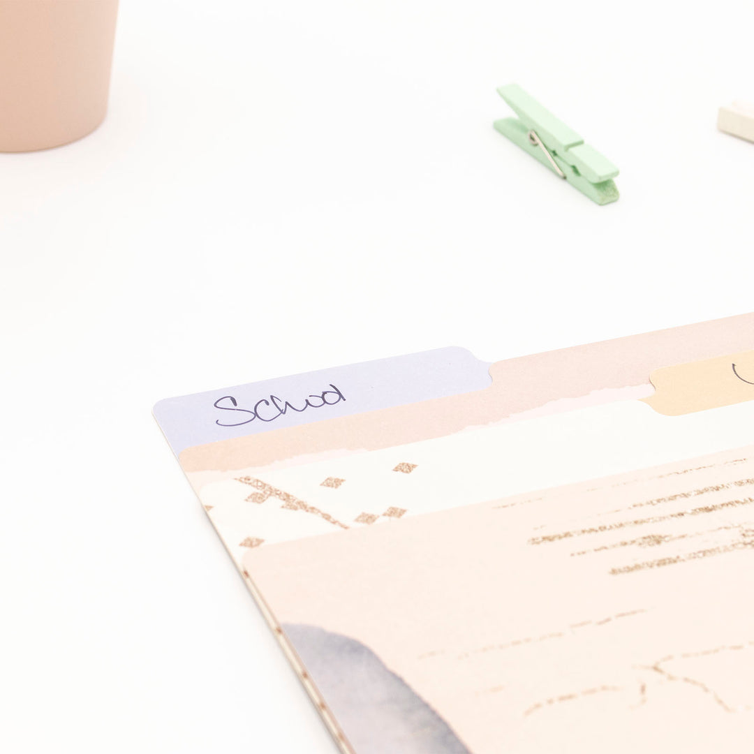 File Folder Set, 6 Pack, Golden Hour