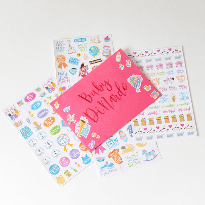 Planner Sticker Pack, Pregnancy & Baby's First Year