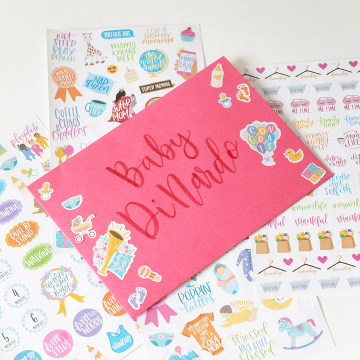 Planner Sticker Pack, Pregnancy & Baby's First Year