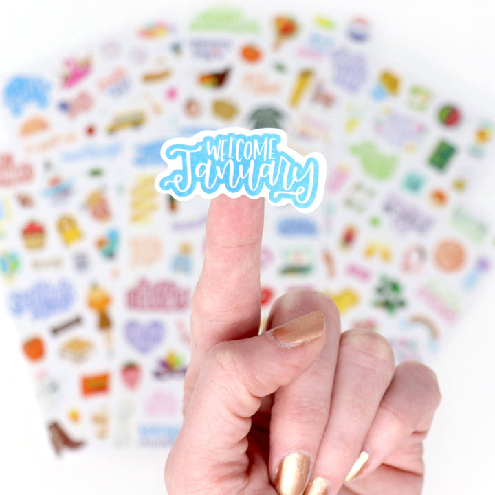 Planner Stickers, Holiday Pack