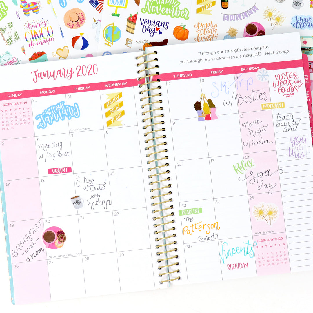 Planner Stickers, Holiday Pack