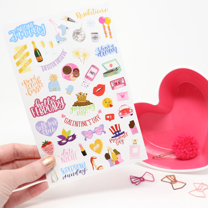 Planner Stickers, Holiday Pack