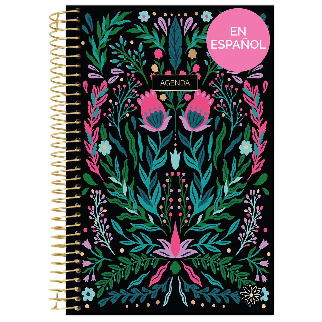 Undated Spanish Daily Planner & Calendar