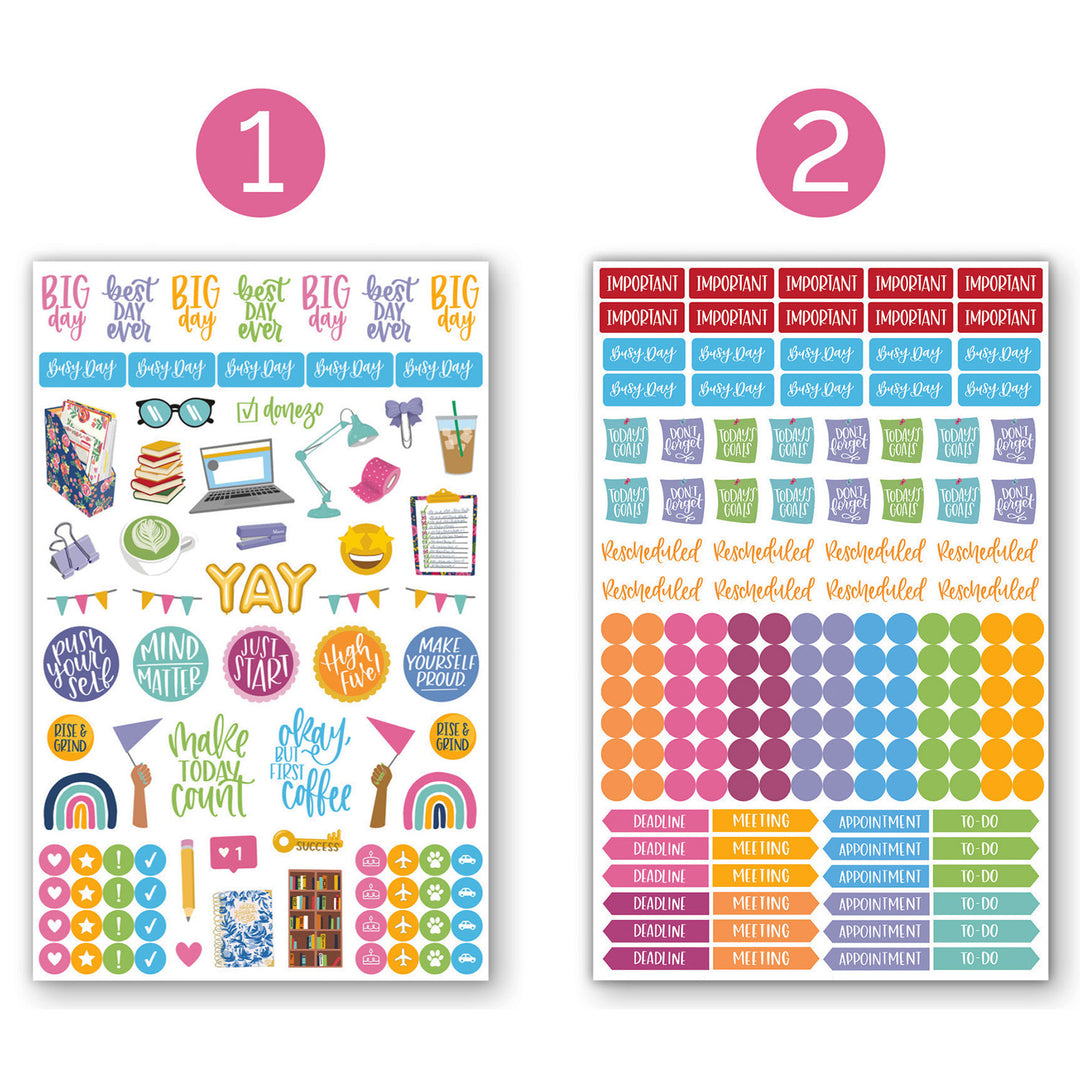 Planner Stickers, Classic Pack