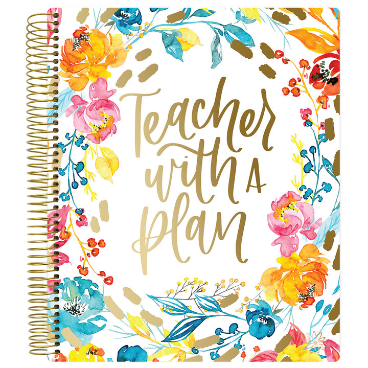 Undated Teacher Planner & Calendar, Teacher With a Plan