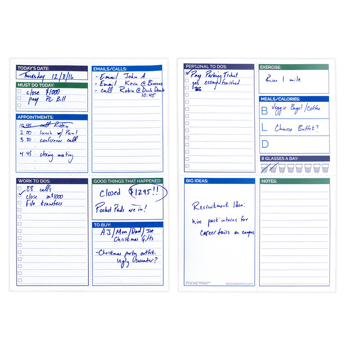 Planning Pad, 6" x 9", Double Sided Pocket Pad