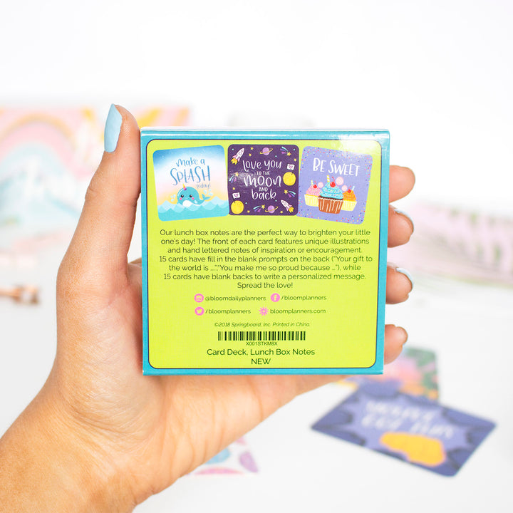 Card Deck, Lunch Box Notes
