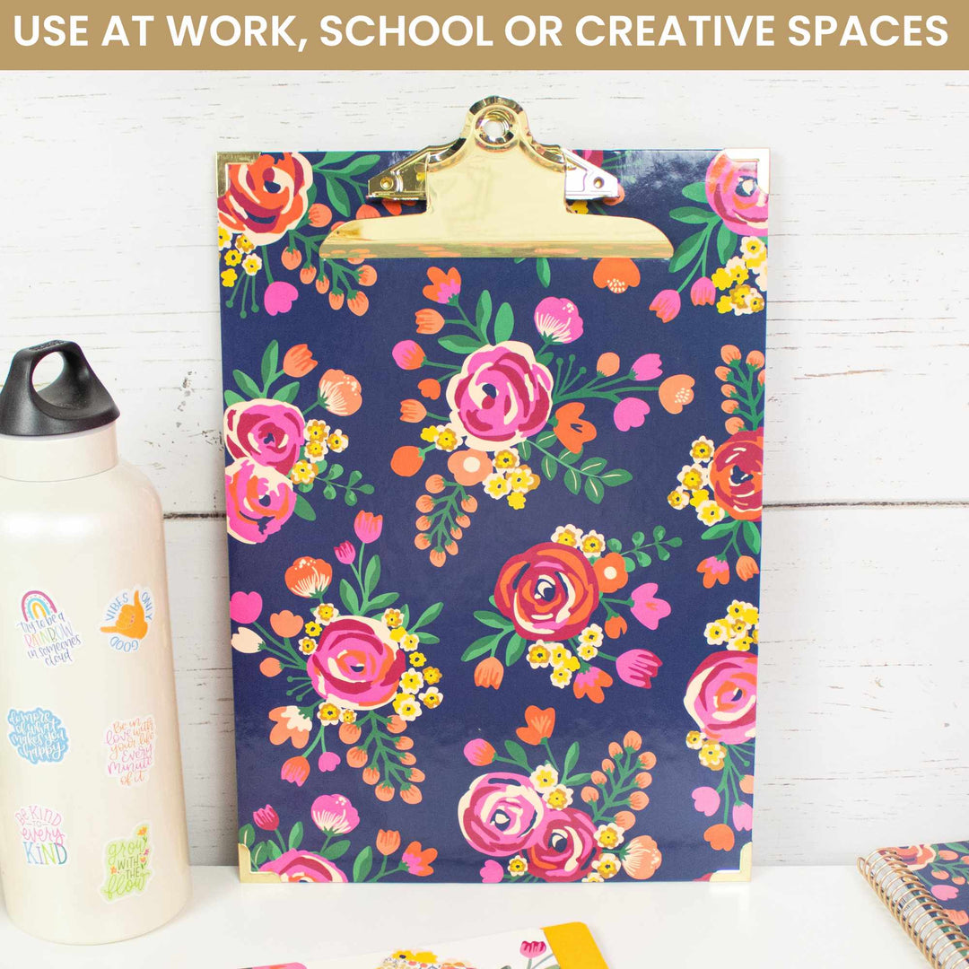 Clipboard, Vintage Floral