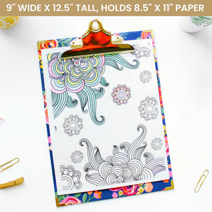 Clipboard, Vintage Floral