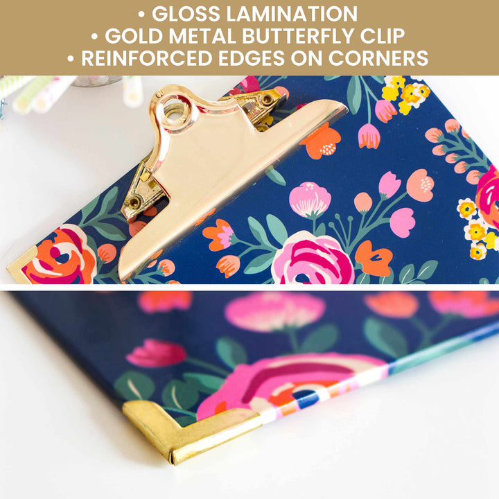 Clipboard, Vintage Floral