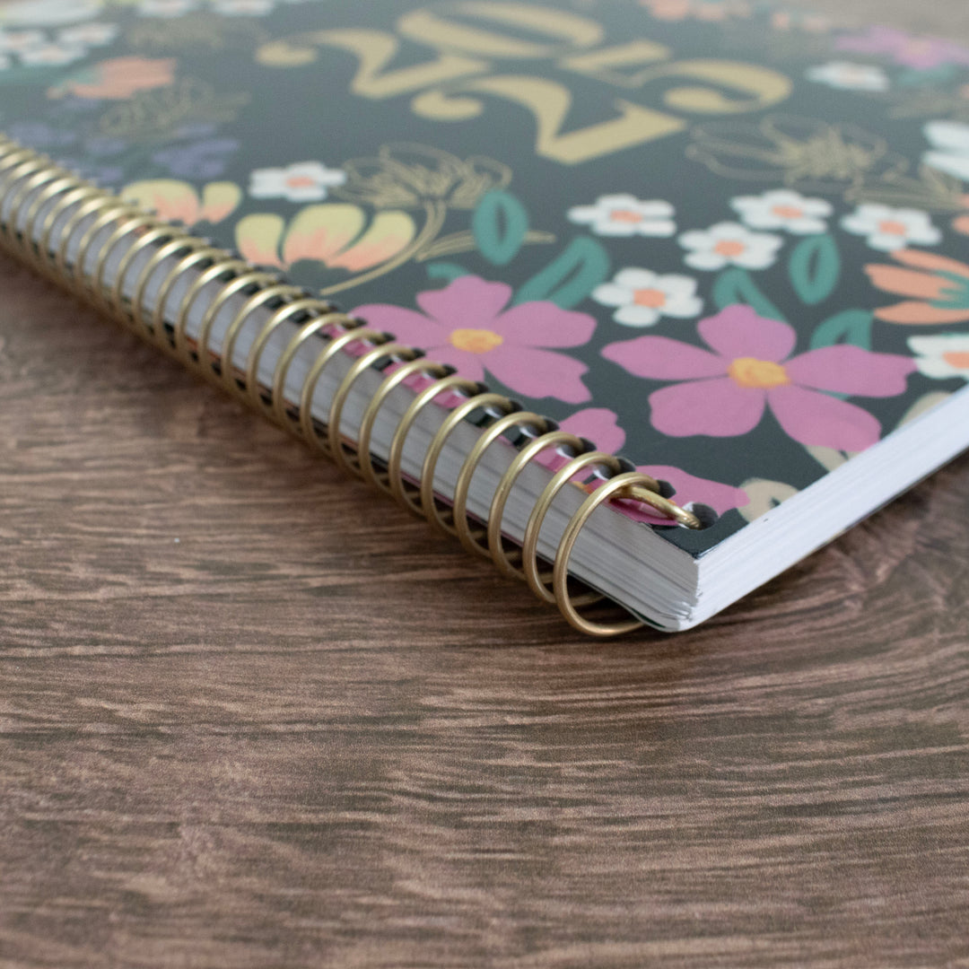 2025 Soft Cover Planner, 8.5" x 11", Blooming Wildly