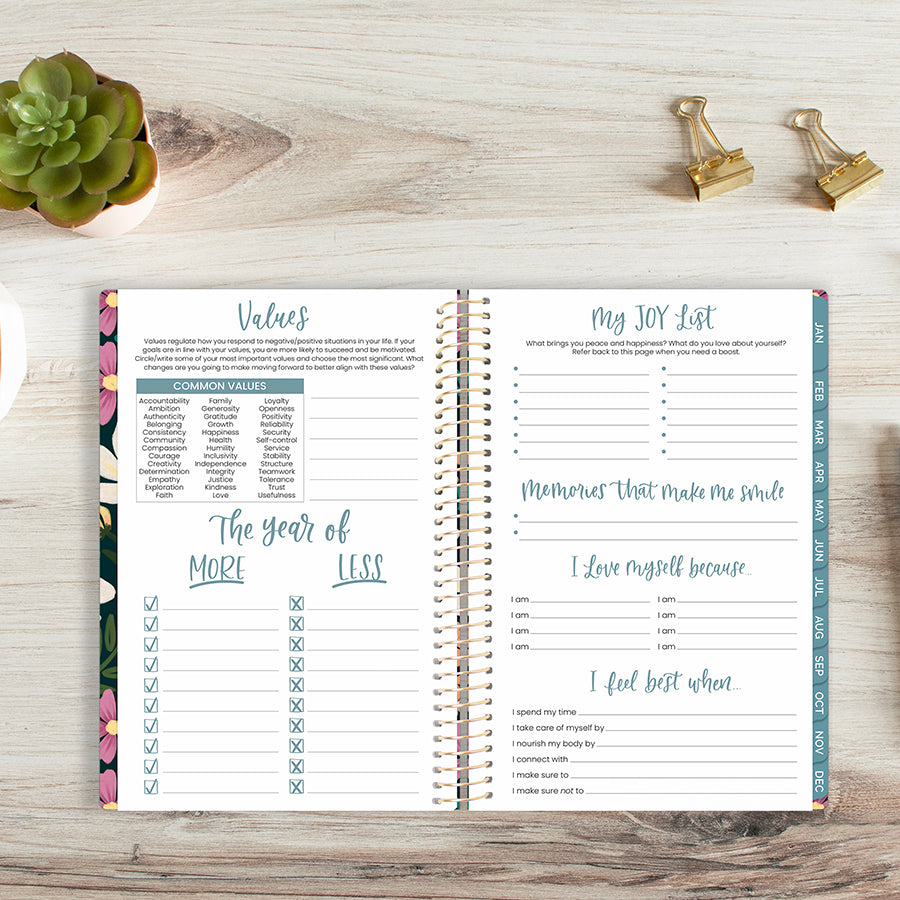 2026 Soft Cover Planner, 5.5" x 8.25", Blooming Wildly
