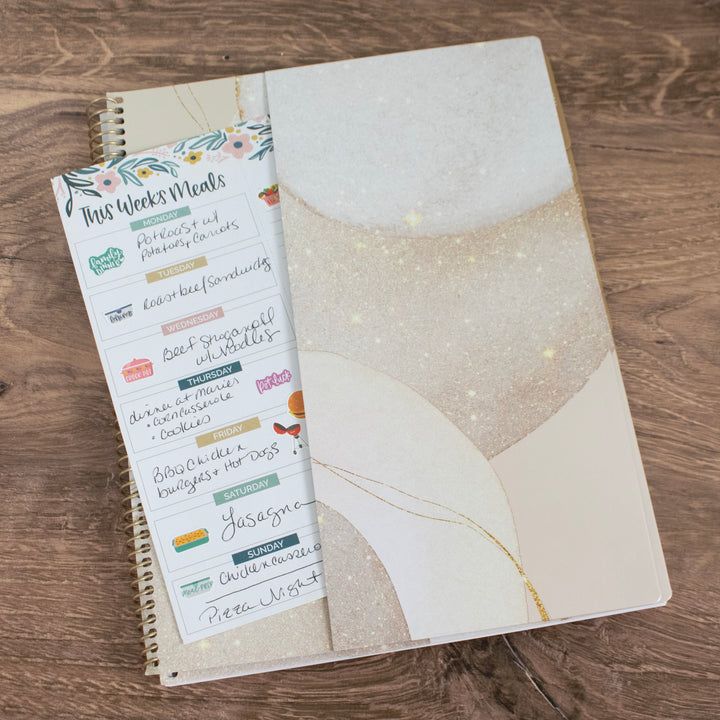 2025 Soft Cover Planner, 8.5" x 11", Brushed Beige