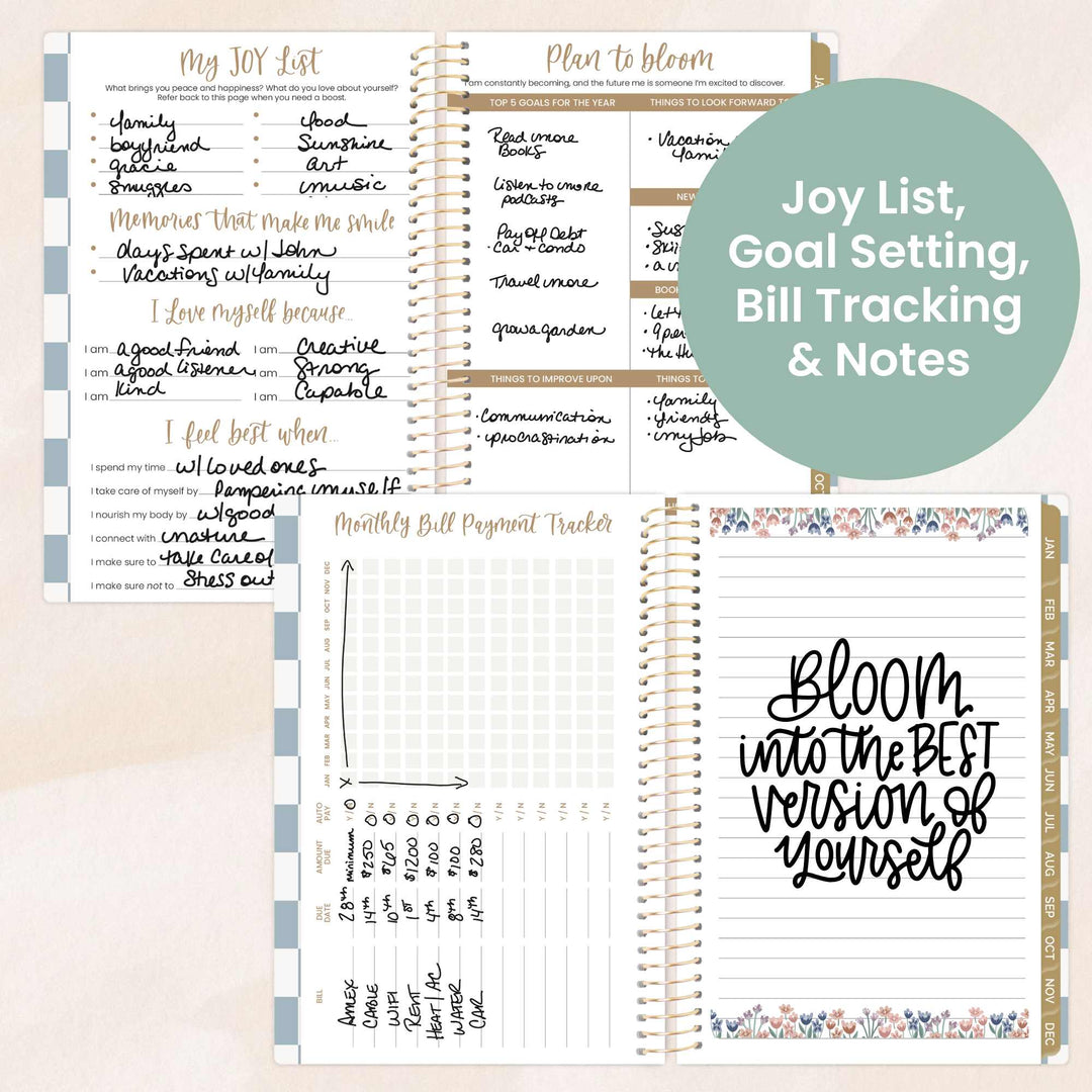 2026 Soft Cover Planner, 4" x 6", Checkered