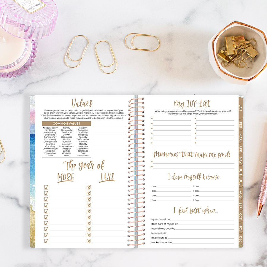 2026 Soft Cover Planner, 5.5" x 8.25", Coastal Calm