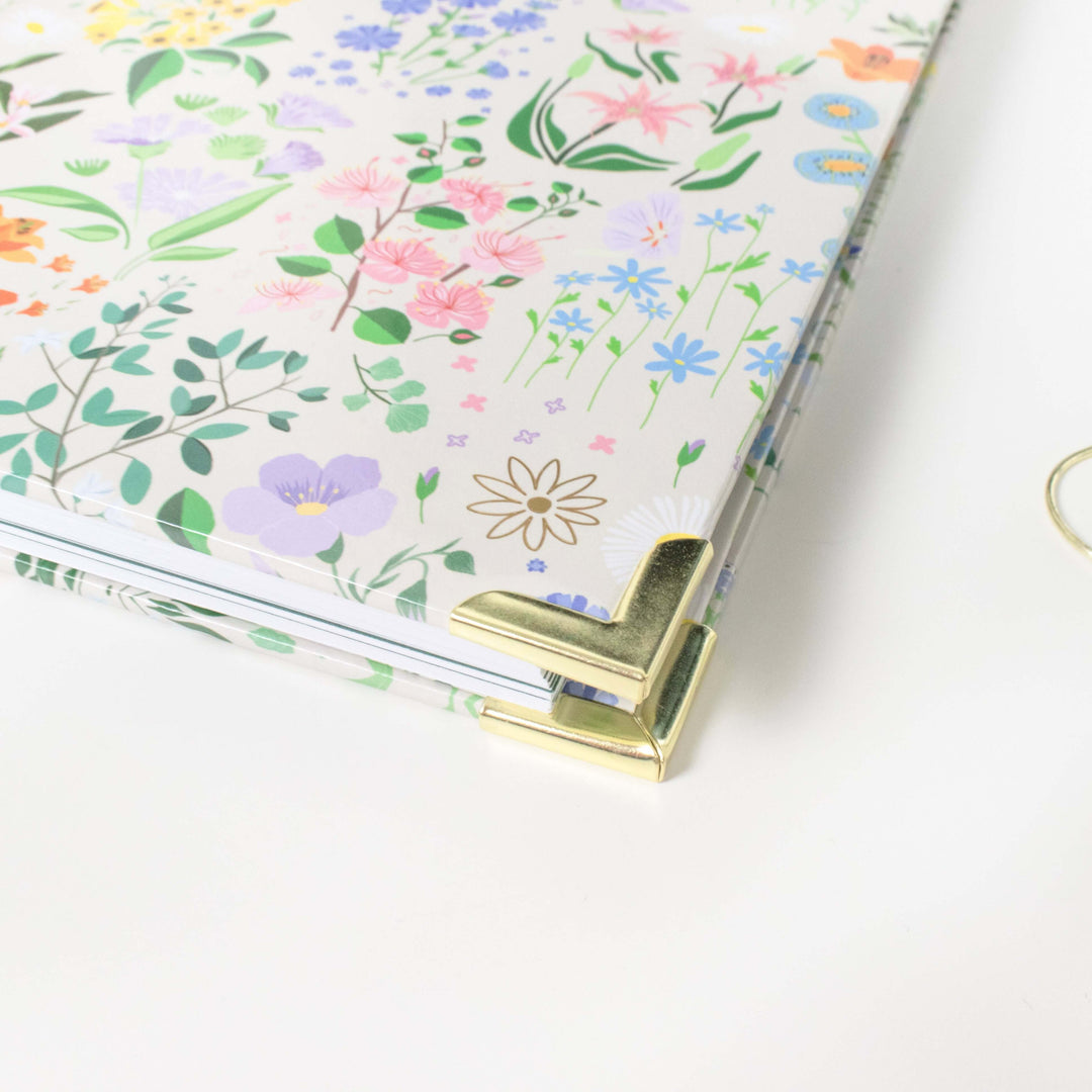 2025-26 Vision Planner, 7.5" x 9", Garden Party, Beige