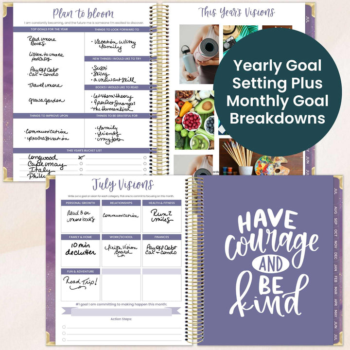 2026–27 Vision Goal Planner, 7.5" x 9" | Good Things Are Coming - bloom daily planners