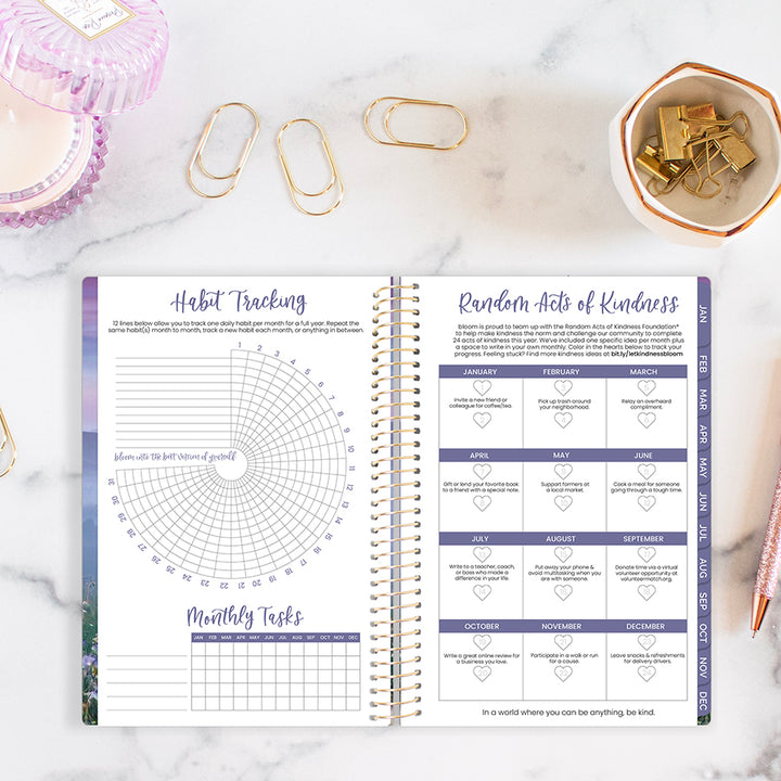 2026 Soft Cover Planner, 5.5" x 8.25", Mystical Mountains