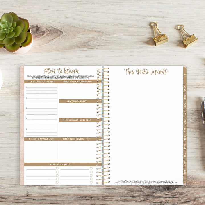 2025-26 Soft Cover Planner, 5.5" x 8.25", Ocean Oasis