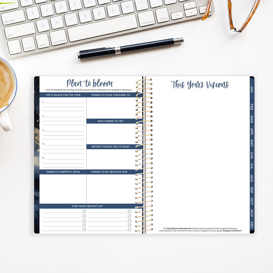 2026 Soft Cover Planner, 5.5" x 8.25", Midnight Sky